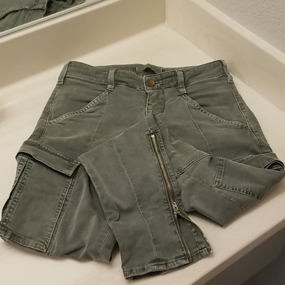 JBrand Olive Cargo pants sz:24